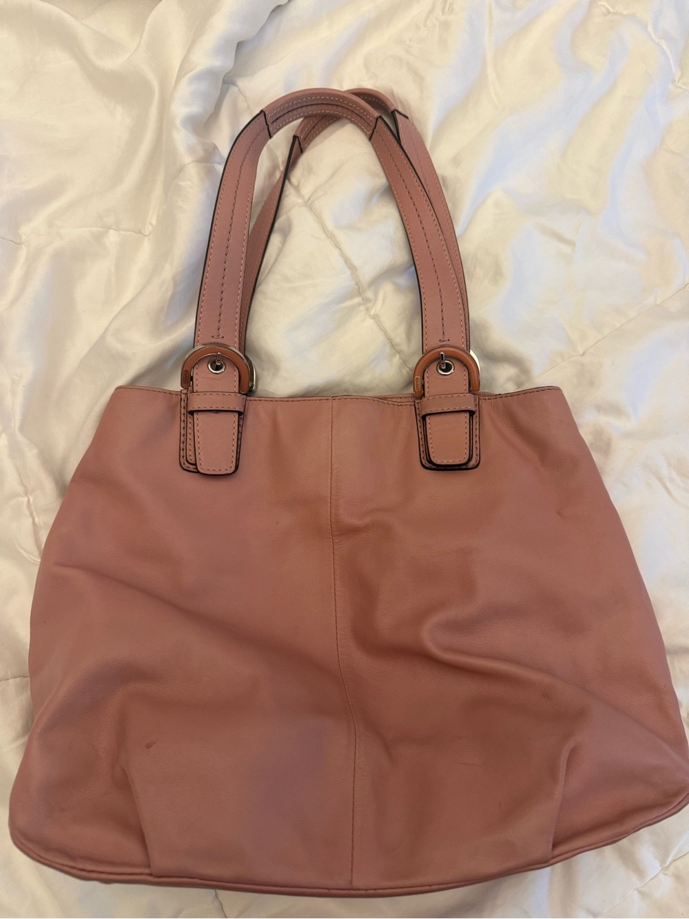 Coach Dusty Rose Shoulder Tote